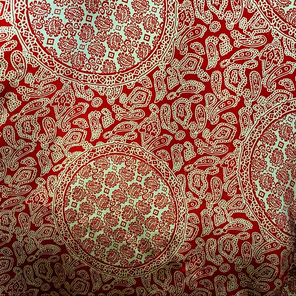 🌺 Vintage culottes made of silky fabric with boho vibe. - Picture 5 of 7